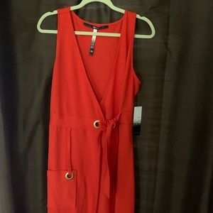 Kenzie NWT orange wrap dress